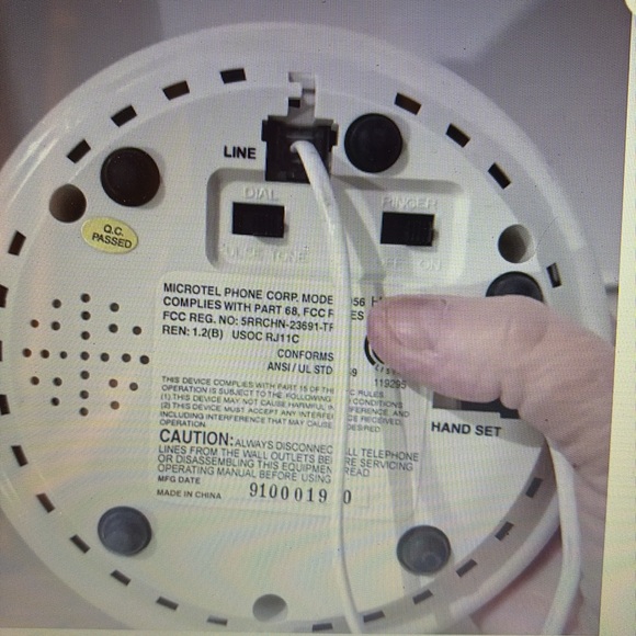 Vintage microtel desk phonee - Picture 5 of 6